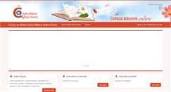 Desktop Screenshot of cursosdebiblia.org