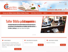 Tablet Screenshot of cursosdebiblia.org